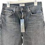 AGOLDE Jenni Kayne x Riley Crop Jeans Black Panoramic Women’s Size 29 NWT Photo 4