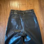 Aritzia  Wilfred Melina faux leather high rise straight black pant 00 Photo 12