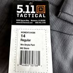 5.11 Tactical Stryke Pants 12-Pocket Mid Rise Straight Leg Gray Storm 14 NWT Photo 4