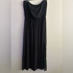 Women's Strapless Boho Wrap Bohemian Elegant Black Maxi Dress Size undefined Photo 3