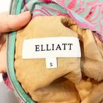 Elliatt  Sleeveless Embroidered A Line Mini Dress Green Pink Small Photo 1