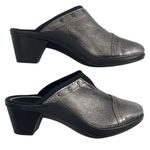NEW Romika Mokassetta 271 Leather Mules Clogs Shoes Women’s Size EU 37 Silver Photo 3