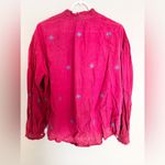 A.L.C. Of Bohemia Poet Plum Wine Blouse Size Medium Photo 4