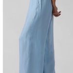 Athleta Nwot  cloud pant light blue spring $$77 athletic wide leg boho casual Photo 0