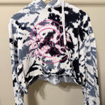 AC/DC  Black and White Tie-Dye Hoodie Photo 0