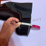 Madden Girl  Glossy Black Heeled Boots Photo 2