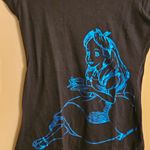 Disney  Alice in Wonderland Y2K Neon Blue Tshirt Photo 1