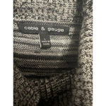 Cable & Gauge  Chiffon Cotton Cowl Neck Sweater Grey Size L Preppy Aesthetic Photo 2