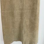#133 BRANDON THOMAS Suede Maxi Straight Skirt Size 10 Photo 3