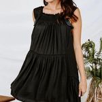 Intimately Free People Want Your Love Ruffle Slip Dress Rodeo Country Size Small Black Photo 3