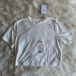 Nike Essential Crop T-Shirt White Size XL FQ6225-133 Photo 3