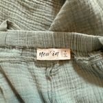 New In Boutique Women’s Small Sage Green Cotton Overalls Photo 4