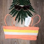 l*space L* Rebel Top Portia Striped High Waist Bikini Bottom Set XS NWT Photo 6