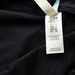 Sea Level Swim. Zip Long Sleeve Rashguard Top. Black Size 10 Photo 5