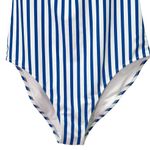 Old Navy NWT Blue White Stripe One Piece Swimsuit Size XL Scoop Neck Thin Strap Photo 5