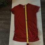 Athleta Red Crewveck Activewear Top M Athleisure Sportswear Casual Cherry Girl Photo 5