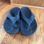 OOFOS Ooriginal Flip Flop‎ Black Size 10 Comfy Photo 11