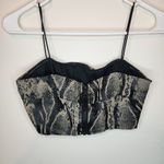 I am gia I.AM.GIA Capricorn Python Print Crop Top Photo 3