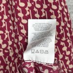 CAbi Shirt Womens XS Purple Pink Geometric Fresno Cami Ruffle Trim Work Casual Photo 8