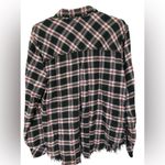 Rails  Blouse Women's Studded Plaid Button Down Rex Charcoal Berry Blush Photo 1