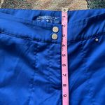 Nike Golf Dri-Fit Cropped Pants Women’s M Blue Stretch Activewear Performance Photo 11