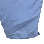 Oleg Cassini Vintage 80s Silk Pants Women’s M Blue Loose Fit Elastic Tie Waist Size M Photo 6