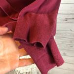Anthropologie Angel of the north tassel Cowl neck sweater burgundy size small Photo 8