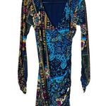 Hale Bob  Ruched Bodycon Dress Long Sleeves Size Medium Photo 1