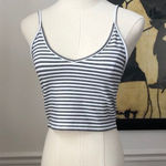 Aritzia  Talula Black Stripe Crop Top Tank XS Photo 0