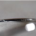 Source Unknown NWOT 925 Sterling Silver Abstract Art Cat Unique Design Size 11 Cuff Unisex Ring Photo 3