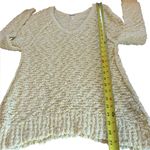 Free People Songbird Slub Sweater Butter Yellow Loose Knit Oversized Womens XS Photo 8