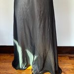 Vintage 90s Grey & Silver Backless Sequin Full Length Formal Prom Dress Gray Size 10 Photo 5