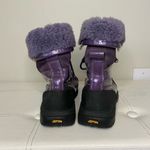 UGG  Adirondack III Patent Leather Winter Waterproof Boots Sparkly Purple Sz 6 Photo 3
