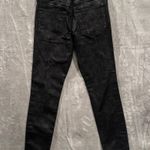 EXPRESS Women’s Ankle Legging Jeans Mid Rise Snake Print Black Stretch Size 0R Photo 3