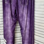 Halloween Leggings, Large Purple Photo 1