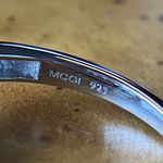 Genuine Aquamarine Sterling Silver Heart Ring Size 7 Photo 5