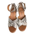 Treasure & Bond Poppy Snake Espadrille Wedge Heels Sandals Size 6M Ankle Strap Photo 11