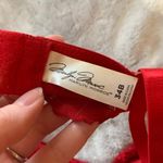 Marilyn Monroe Intimates Longline Floral Lace V-Wire Demi Bra Red - Size 34B Photo 2