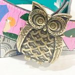 Rock‎ Rebel Size Medium Multi Colored Painted Owl Printed Belt Photo 3