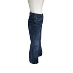 Gap  70s Retro Wide Leg‎ Jeans 8/29 High Rise Dark Wash Button Fly Flare Photo 1