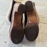 UGG  Australia Lynnea Boots size 7 Brown‎ Leather Wooden Heel Clog Shearling Photo 6