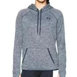 Under Armour Womens S petite Long Sleeve Drawstring Athletic Hoodie T Shirt Navy Photo 0
