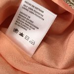 Paper Crane  Paisley Skirt Women's Small Peach, Neutral Lined Tie‎ Elastic Waist Photo 6