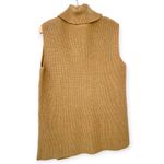 Halogen | Medium | Wool Alpaca Blend Ribbed Sleeveless Turtle Neck Sweater Vest Photo 3