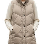 Weatherproof  Puffer Beige Puffer Vest(Size Medium) Photo 0