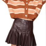 Lost + Wander  Candy Says Cardigan Rust Multi Stripe Photo 2