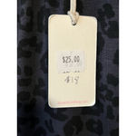 Z Supply Body Suit Womens L 12-14 Purple Black Leopard Print Short Sleeve NWT Photo 8