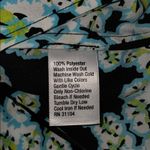 Kaari Blue KAARI plus size 1X pullover blue curvy turquoise Jolie abstract florals tanktop Photo 6