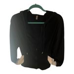 Free People NWT Black Zip-Up Hoodie Photo 1