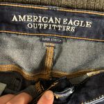 American Eagle AEO Stretchy Dark-Wash Shorts Size 12 Photo 3